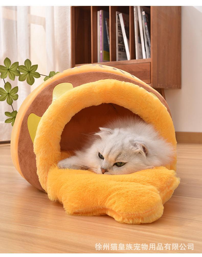 Casinha pote de mel para gatos ou cachorro pequeno médio