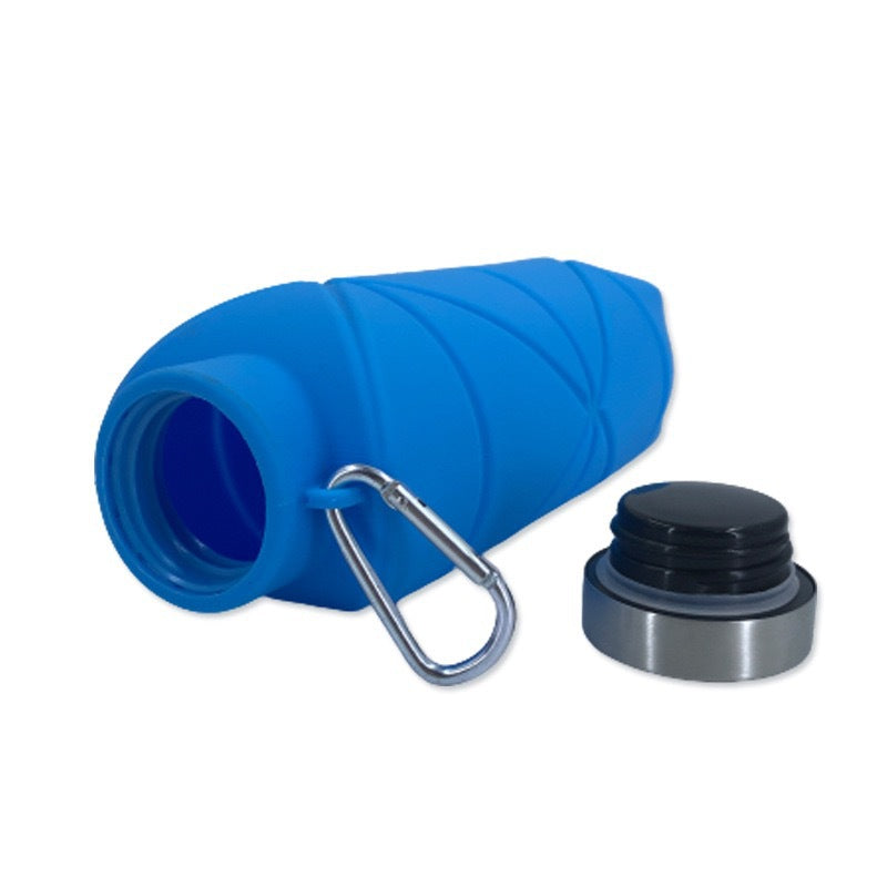 Garrafa de água esportiva dobrável