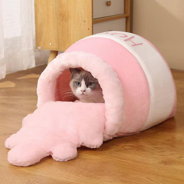 Casinha pote de mel para gatos ou cachorro pequeno médio