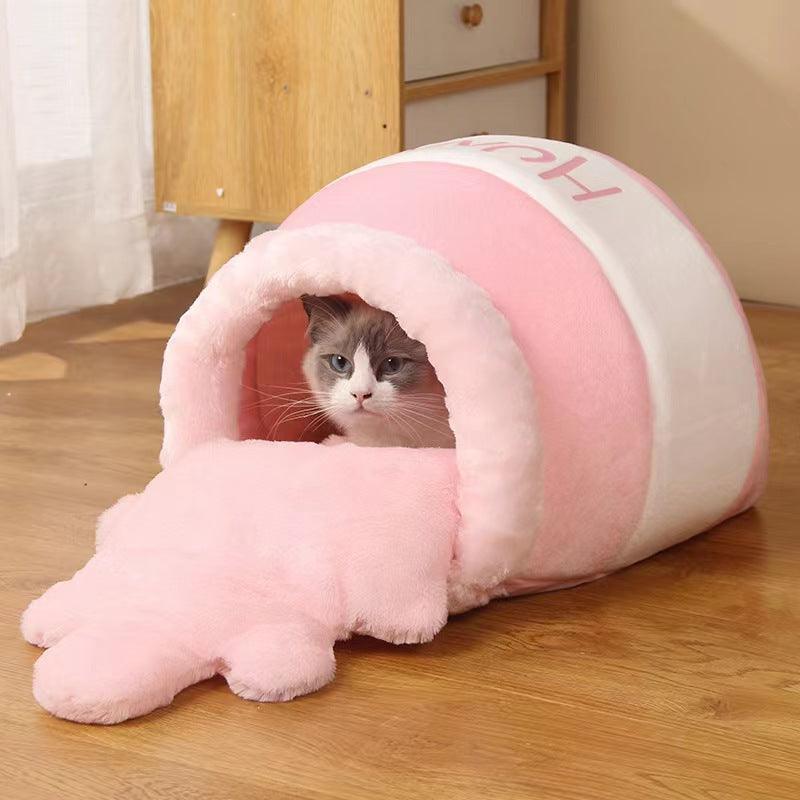 Casinha pote de mel para gatos ou cachorro pequeno médio