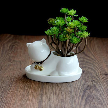Vaso de flores de forma de gato - DKACIO.COM